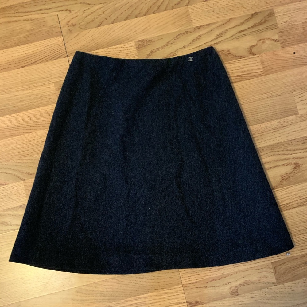 Chanel wool skirt